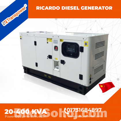 80 KVA Ricardo Engine Diesel Generator